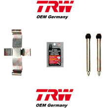 Load image into Gallery viewer, Rear Brake Caliper Slide Pin &amp; Anti Rattle Spring Kit with Lube 1990-98 Mercedes
