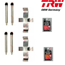Load image into Gallery viewer, 2 Rear Brake Caliper Slide Pin &amp; Anti Rattle Spring Kits &amp; Lube 1990-98 Mercedes
