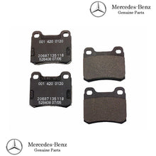 Load image into Gallery viewer, Genuine MB Rear Brake Pad Set Mercedes Benz 1984-93 190D 2.2 2.5 190E 2.3 2.6
