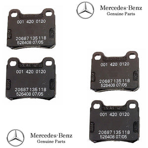 Genuine MB Rear Brake Pad Set Mercedes Benz 1984-93 190D 2.2 2.5 190E 2.3 2.6