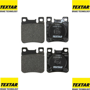 1992-04 Mercedes Original Brake Materials Rear Brake Pad Set Yellow Box Textar