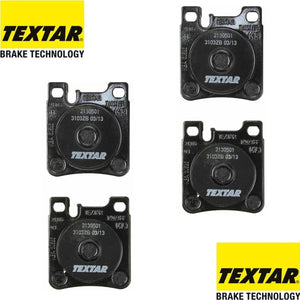 1992-04 Mercedes Original Brake Materials Rear Brake Pad Set Yellow Box Textar