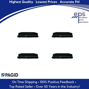 Rear Single Pin Brake Pad Set and Shims Select 2001-11 Mercedes C and SLK Pagid