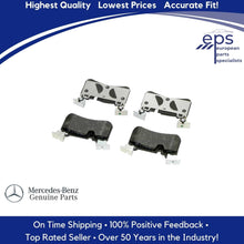Load image into Gallery viewer, Rear Brake Pad Set w/Shims Select 2005-12 Mercedes CLS E SL OE MB 004 420 25 20

