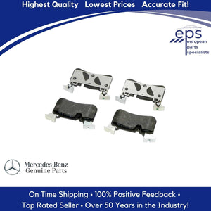 Rear Brake Pad Set w/Shims Select 2005-12 Mercedes CLS E SL OE MB 004 420 25 20
