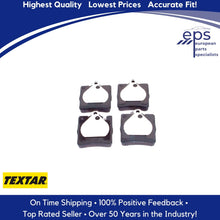 Load image into Gallery viewer, Rear Brake Pad Set Select 00-09 Mercedes C CLK Textar Ceramic ePad 003 420 52 20
