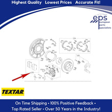 Load image into Gallery viewer, L &amp; R Rear Brake Pad Set Select 2005-06 Mercedes CL S AMG Textar 003 420 94 20
