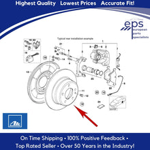 Load image into Gallery viewer, L &amp; R Rear Brake Disc Rotors Select 89-95 BMW 525i 530i 535i Ate 34 21 6 756 537
