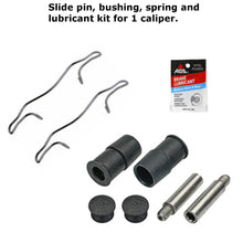 Load image into Gallery viewer, 1996-09 Mercedes Front Brake Caliper Pad Clip Guide Bushing Pin Installation Kit

