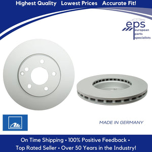 Mercedes Front Brake Disc Rotors Vented L & R 03-09 E Ate Germany 211 421 08 12