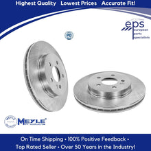 Load image into Gallery viewer, Mercedes Front Brake Disc Rotors Vented L &amp; R 1998-05 ML Meyle 163 421 04 12
