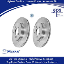 Load image into Gallery viewer, Mercedes Front Brake Disc Rotors Vented L &amp; R 1998-05 ML Meyle 163 421 04 12
