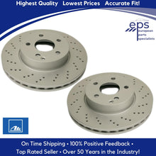 Load image into Gallery viewer, Mercedes Front Brake Disc Rotors Vented L &amp; R 08-15 C250 C300 Ate 204 421 36 12
