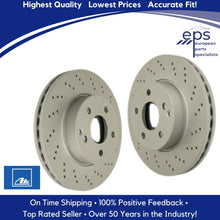 Load image into Gallery viewer, Mercedes Front Brake Disc Rotors Vented L &amp; R 08-15 C250 C300 Ate 204 421 36 12
