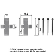 Load image into Gallery viewer, 2 X Ate Front Caliper Brake Pad Sliding Pin Spreader Spring Kit 1963-76 Mercedes
