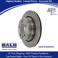 Load image into Gallery viewer, BMW L or R Rear Brake Disc Rotor 88-94 740 750 i iL Balo Vented 34 21 1 162 967
