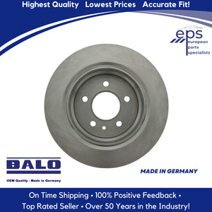 BMW L or R Rear Brake Disc Rotor 88-94 740 750 i iL Balo Vented 34 21 1 162 967