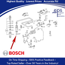 Load image into Gallery viewer, New Bosch Diesel Fuel Injector Assembly 1974-83 Mercedes 240D 300CD 300D 300TD
