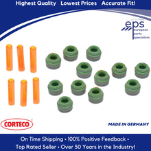 Load image into Gallery viewer, Intake &amp; Exhaust Valve Stem Seal Kit Select 1998-10 Mercedes M113 V8 OEM Corteco
