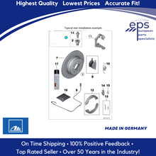 Load image into Gallery viewer, L or R Rear Brake Disc Rotor Select 2003-08 BMW Z4 Ate 34 21 6 794 303
