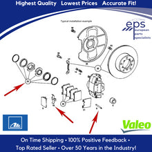 Load image into Gallery viewer, Front Brake Caliper Rebuild Kit Seals Spring Pins 1963-76 Mercedes OEM Ate FTE
