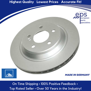 Rear Brake Disc 2001-02 Mercedes CL55 S55 AMG CL600 S600 2 X German Ate 422213