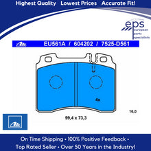 Load image into Gallery viewer, Front Brake Pad Kit 1993-95 Mercedes W124 300 320 400 420 Ate OEM Quality 604202
