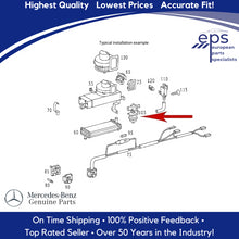 Load image into Gallery viewer, Heater Control Valve &amp; Vacuum Element Black Plastic 1984-93 Mercedes 190D 190E
