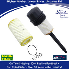 Load image into Gallery viewer, Oil Filter Housing Cap with 2 Filters &amp; Seals for 1998-11 Mercedes 112 180 07 10
