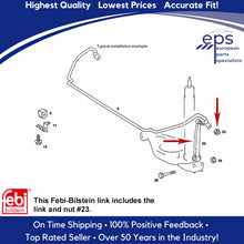 Load image into Gallery viewer, Rear Sway Bar Link with Bushing &amp; Nut 85-11 Mercedes 124 320 02 89 Febi-Bilstein
