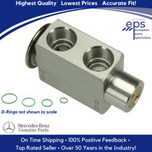 Load image into Gallery viewer, A/C Air Conditioning Expansion Valve &amp; O-Rings 1977-80 Mercedes W123 240 280 300
