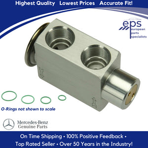 A/C Air Conditioning Expansion Valve & O-Rings 1977-80 Mercedes W123 240 280 300
