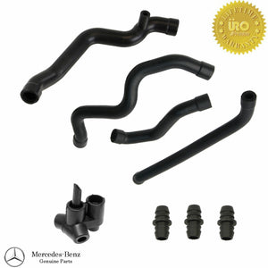 Valve Cover Crankcase Vent Breather 4 Hose Kit & Fitting Kit 98-00 Mercedes C280