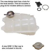 Load image into Gallery viewer, Radiator Coolant Overflow Tank Replacement Kit 1973-85 Mercedes W116 W123 W126
